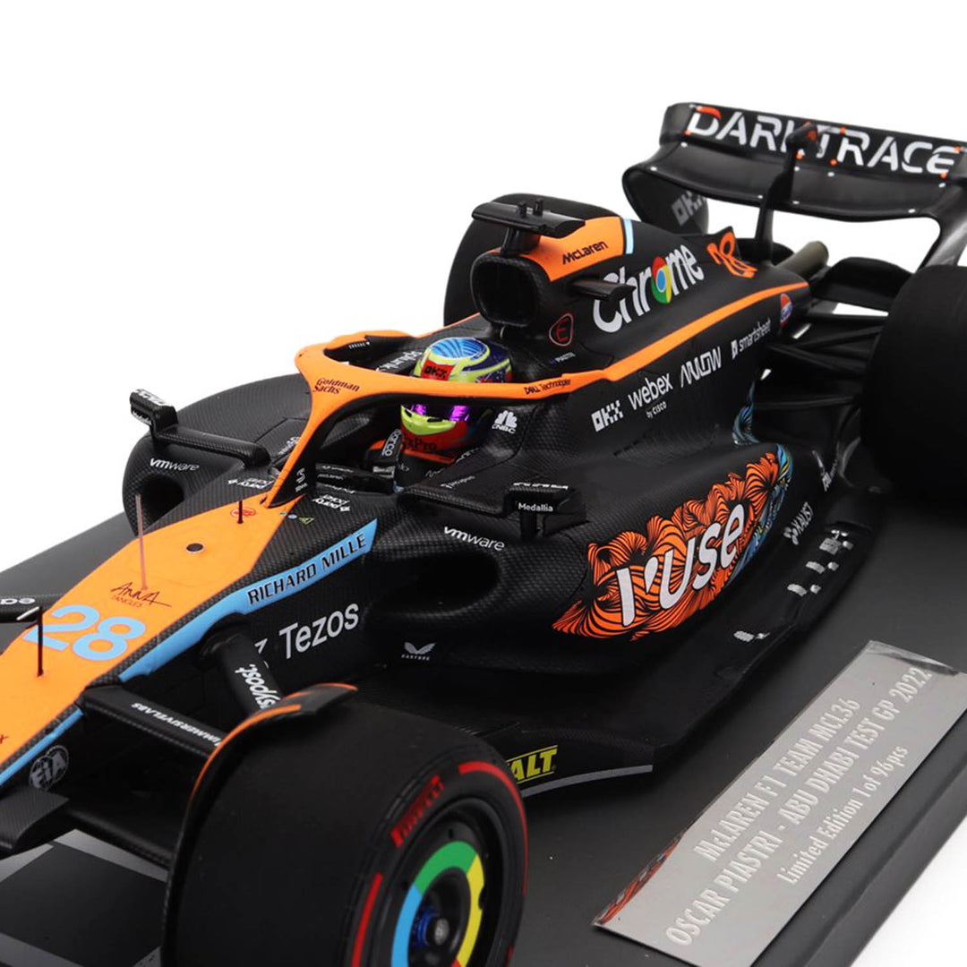 #28 Piastri MCL36 AbuDhabi GP 1:18 Minichamps Car Model - McLaren F1 - Fueler™ - 537221828 - fueler.store - Car Model