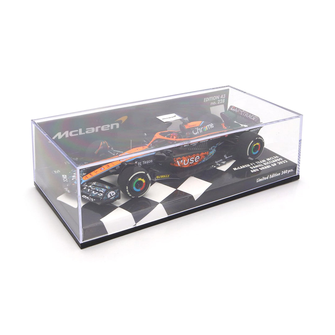 #3 Ricciardo MCL36 2022 AbuDhabi GP 1:43 Minichamps Car Model - McLaren F1 - Fueler™ 