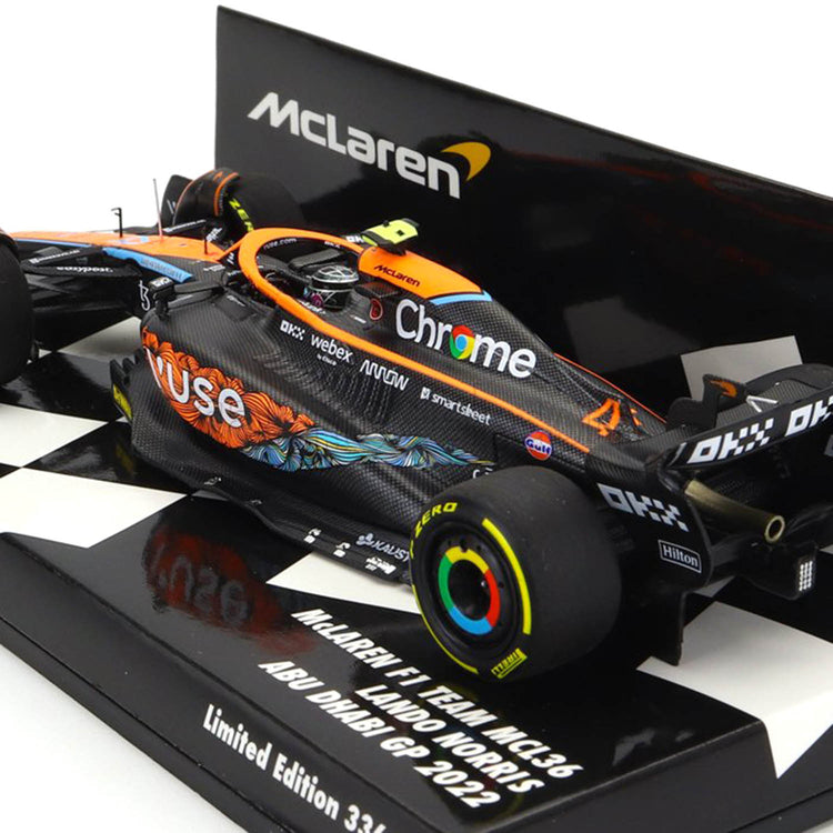 #4 Norris 2022 AbuDhabi GP MCL36 1:43 Spark Car Model - McLaren F1 - Fueler™ - 537226504 - fueler.store - Collectibles