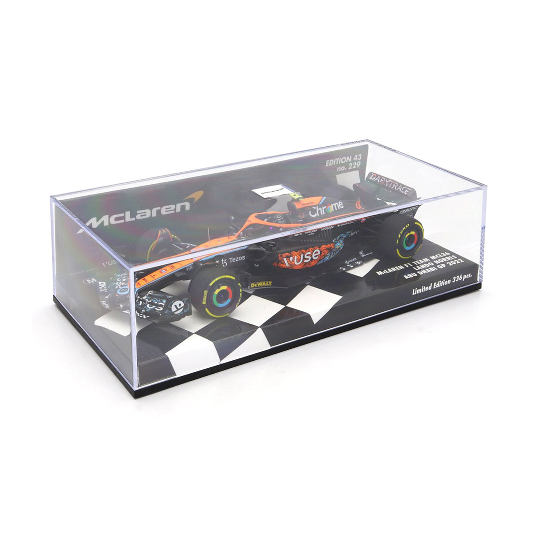 #4 Norris 2022 AbuDhabi GP MCL36 1:43 Spark Car Model - McLaren F1 - Fueler™ - 537226504 - fueler.store - Collectibles