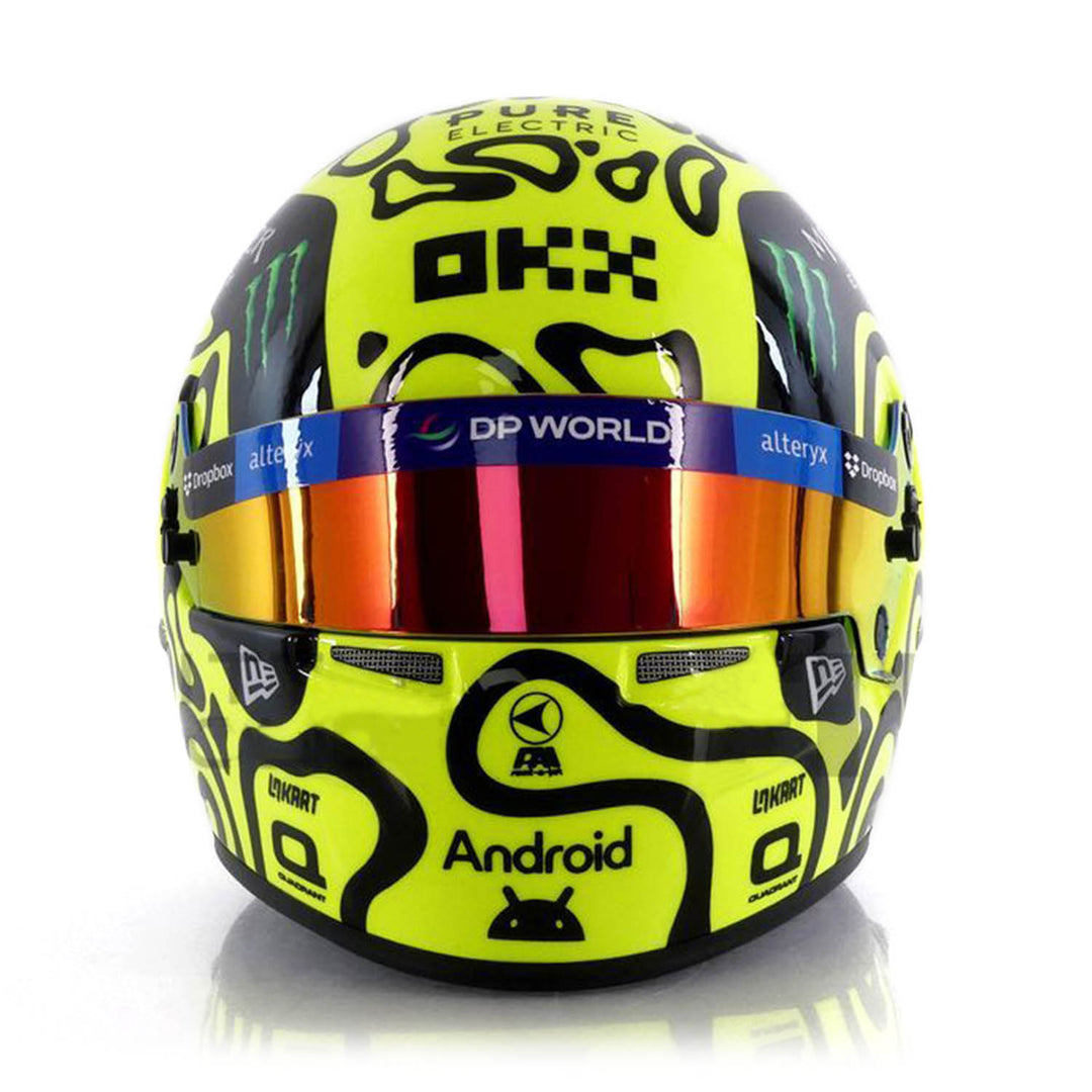 #4 Norris 2024 Season 1:2 Mini Helmet - McLaren F1 - Fueler™ - 4100306 - fueler.store - Mini Helmet