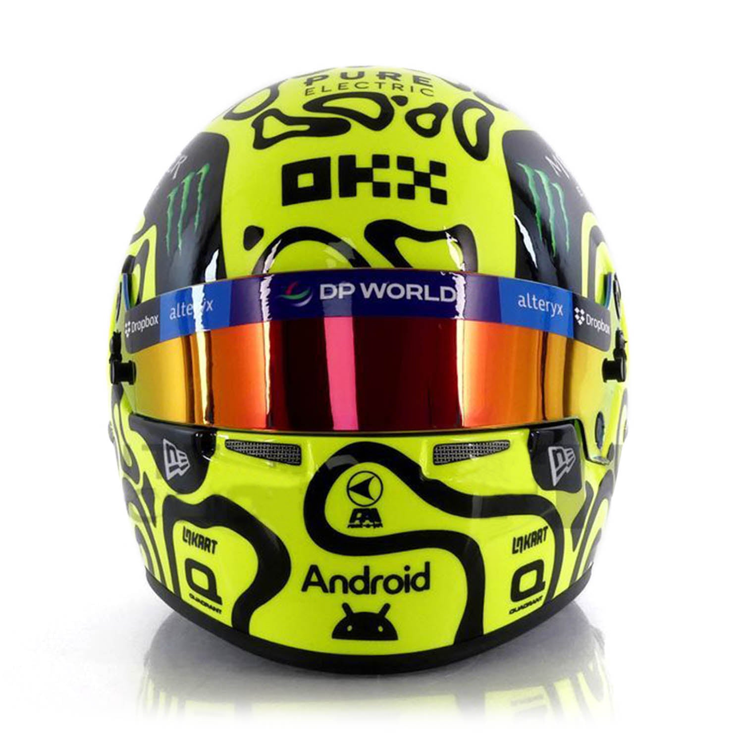 #4 Norris 2024 Season 1:2 Mini Helmet - McLaren F1 - Fueler™ - 4100306 - fueler.store - Mini Helmet