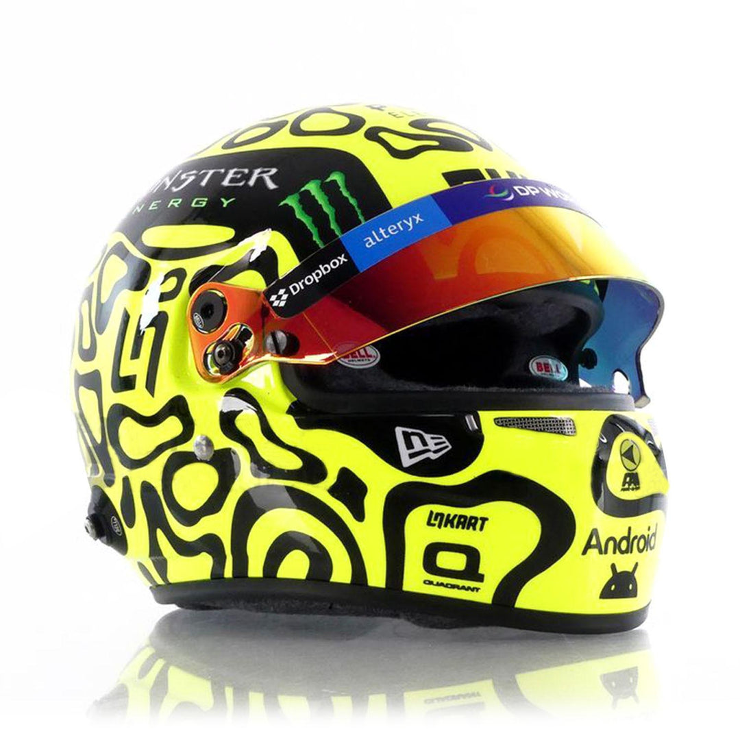 #4 Norris 2024 Season 1:2 Mini Helmet - McLaren F1 - Fueler™ - 4100306 - fueler.store - Mini Helmet