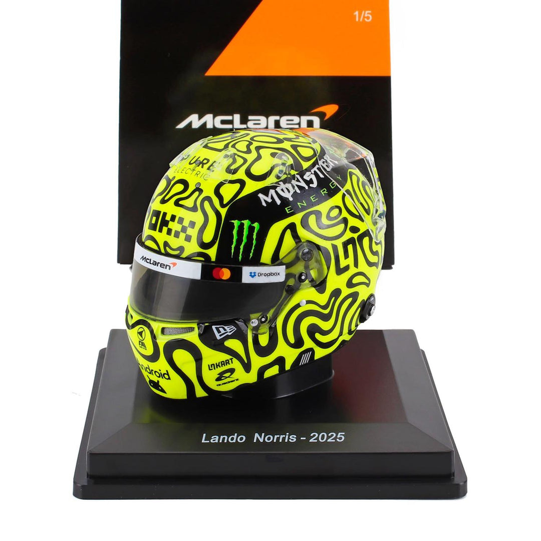 McLaren F1 - #4 Norris 2025 Season 1:5 Mini Helmet - Mini Helmet - Fueler™ 