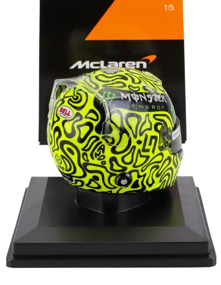 McLaren F1 - #4 Norris 2025 Season 1:5 Mini Helmet - Mini Helmet - Fueler™ 