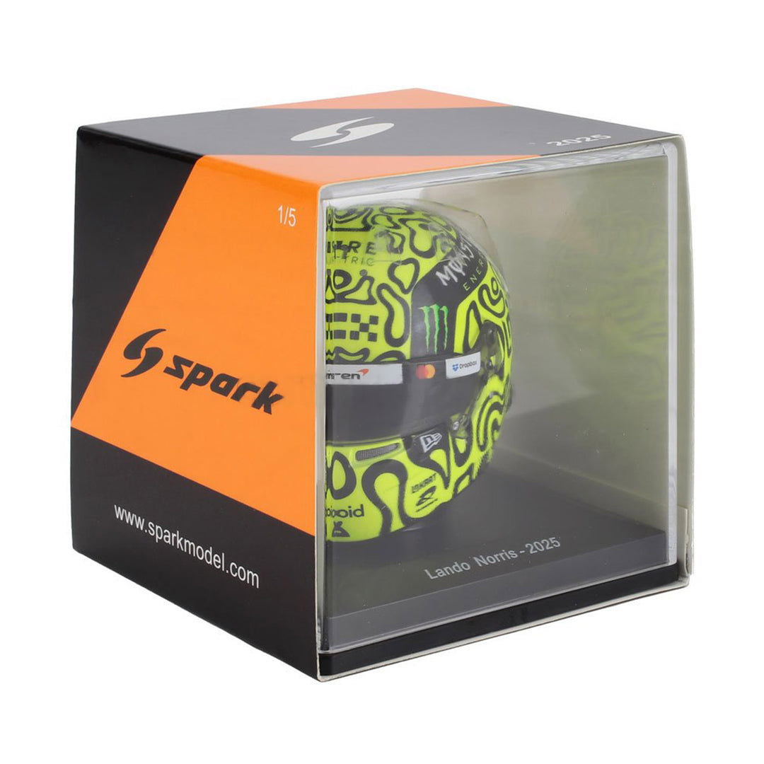 McLaren F1 - #4 Norris 2025 Season 1:5 Mini Helmet - Mini Helmet - Fueler™ 