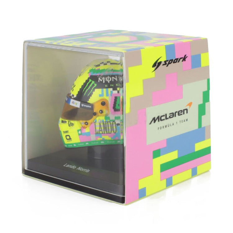 #4 Norris British GP 3rd Place 2024 1:5 Mini Helmet - McLaren F1 - Fueler™ - 5HF162 - fueler.store - Mini Helmet