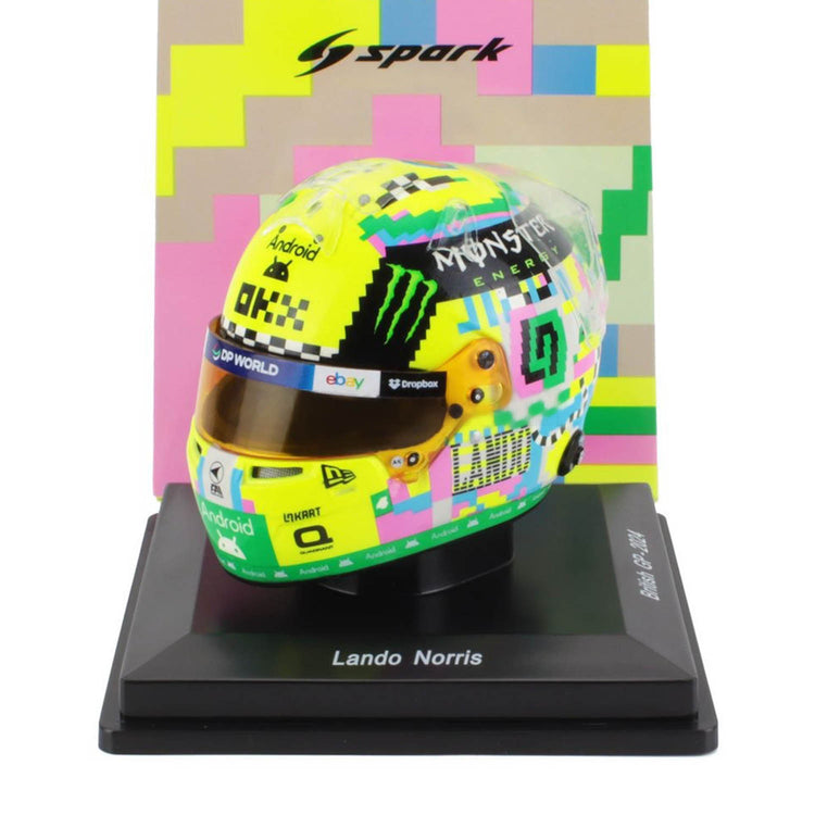 #4 Norris British GP 3rd Place 2024 1:5 Mini Helmet - McLaren F1 - Fueler™ - 5HF162 - fueler.store - Mini Helmet