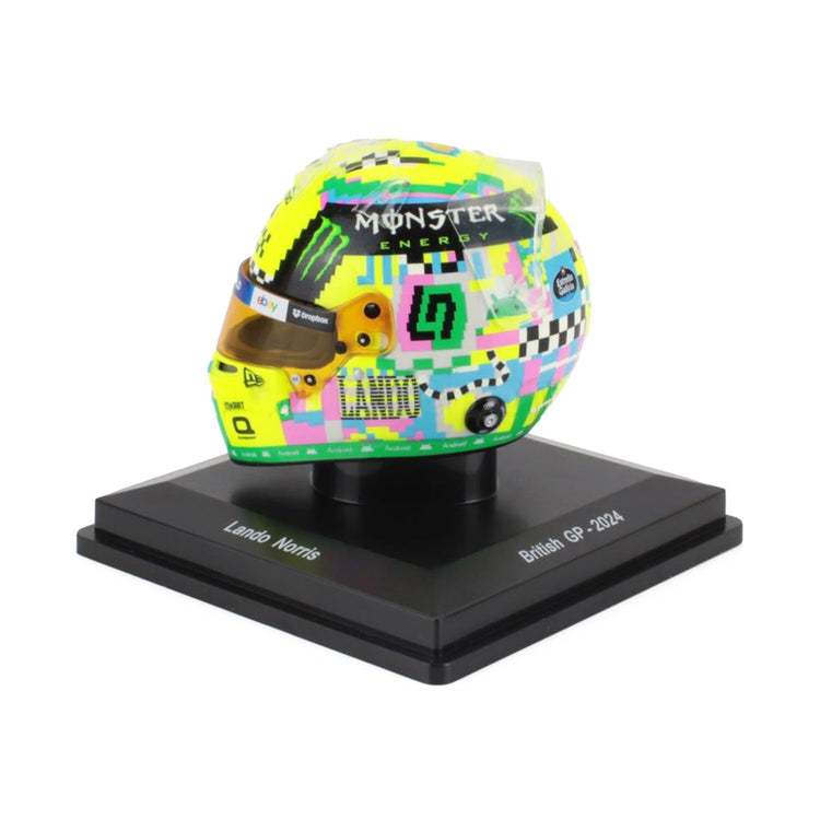 #4 Norris British GP 3rd Place 2024 1:5 Mini Helmet - McLaren F1 - Fueler™ - 5HF162 - fueler.store - Mini Helmet