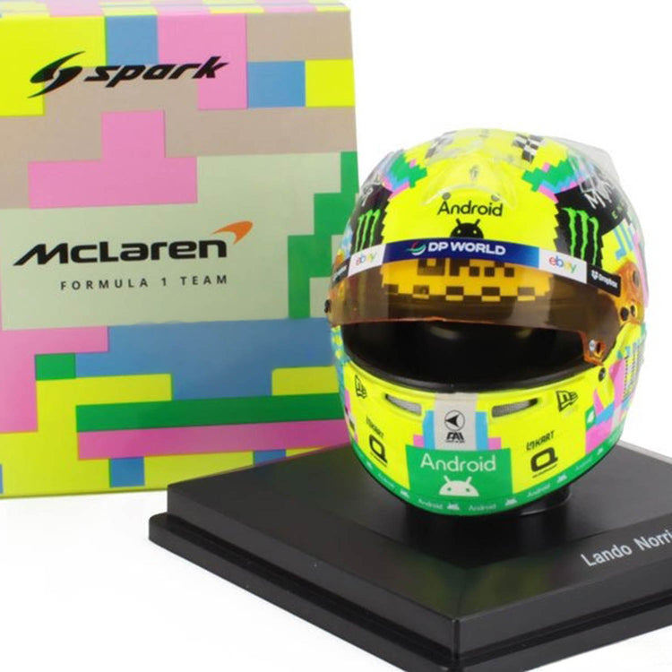 #4 Norris British GP 3rd Place 2024 1:5 Mini Helmet - McLaren F1 - Fueler™ - 5HF162 - fueler.store - Mini Helmet