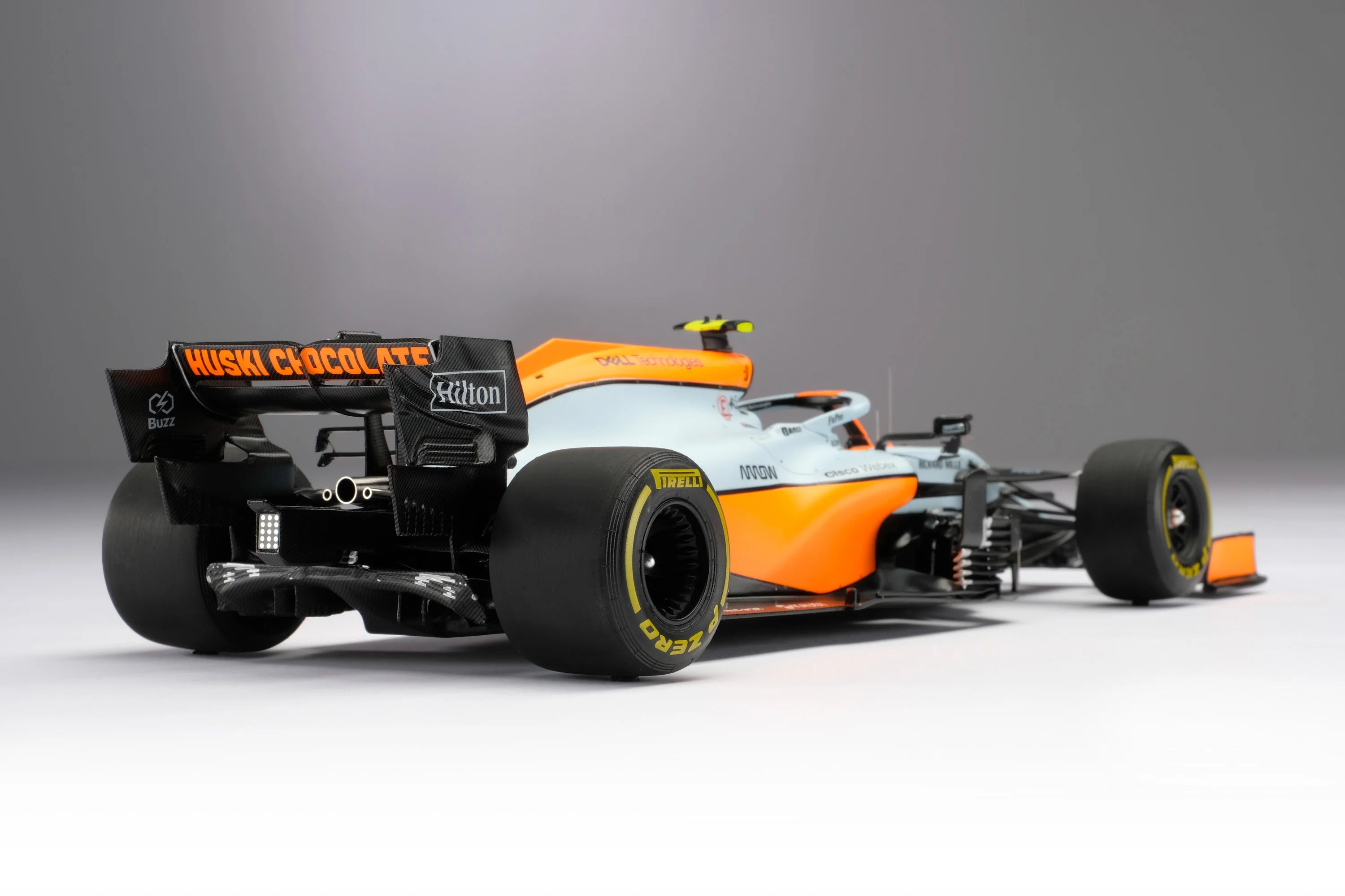 McLaren F1 - #4 Norris MCL35M 2021 Monaco Grand Prix (Gulf Livery) 1:18 Amalgam Car Model - Car Model - Fueler™ 