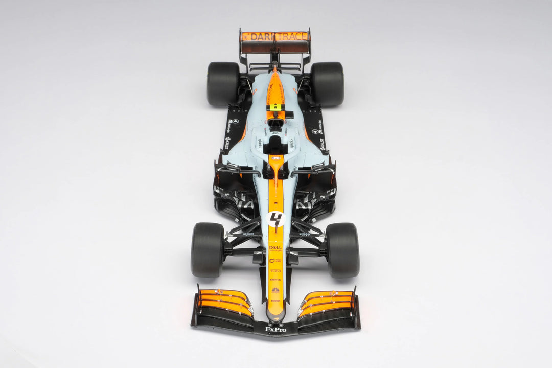 McLaren F1 #4 Norris MCL35M 2021 Monaco Grand Prix (Gulf Livery) 1 McLaren F1 #4 Norris MCL35M 2021 Monaco Grand Prix (Gulf Livery) 1