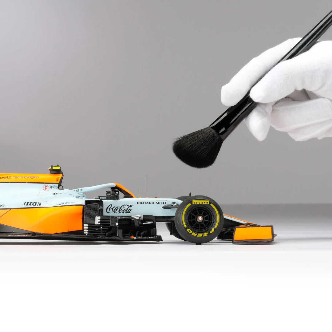 #4 Norris MCL35M 2021 Monaco Grand Prix (Gulf Livery) 1:18 Amalgam Car Model - McLaren F1 - Fueler™ - M6185-M4N - fueler.store - Car Model