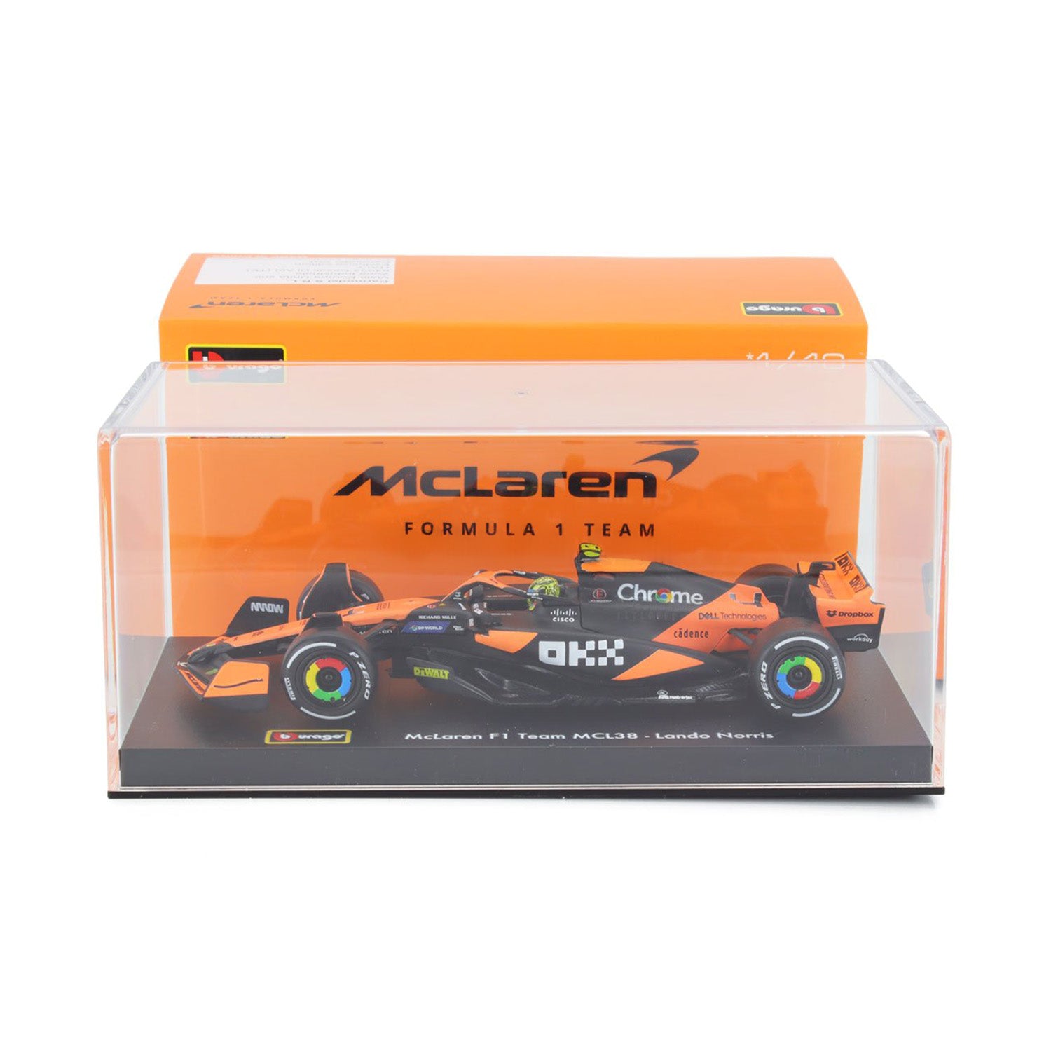 #4 Norris MCL38 Miami GP First F1 Victory 1:43 Car Model - McLaren F1 - Fueler™ - 18-38215-N - fueler.store - Car Model