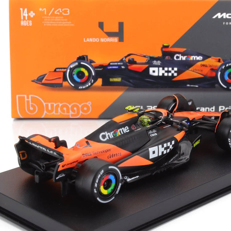 #4 Norris MCL38 Miami GP First F1 Victory 1:43 Car Model - McLaren F1 - Fueler™ - 18-38215-N - fueler.store - Car Model