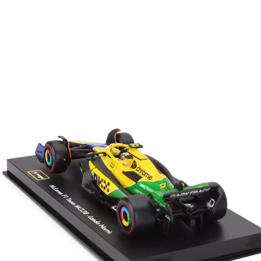 #4 Norris MCL38 Monaco GP Senna 30th Edition 1:43 Car Model - McLaren F1 - Fueler™ - 18-38215-N-SENNA - fueler.store - Car Model