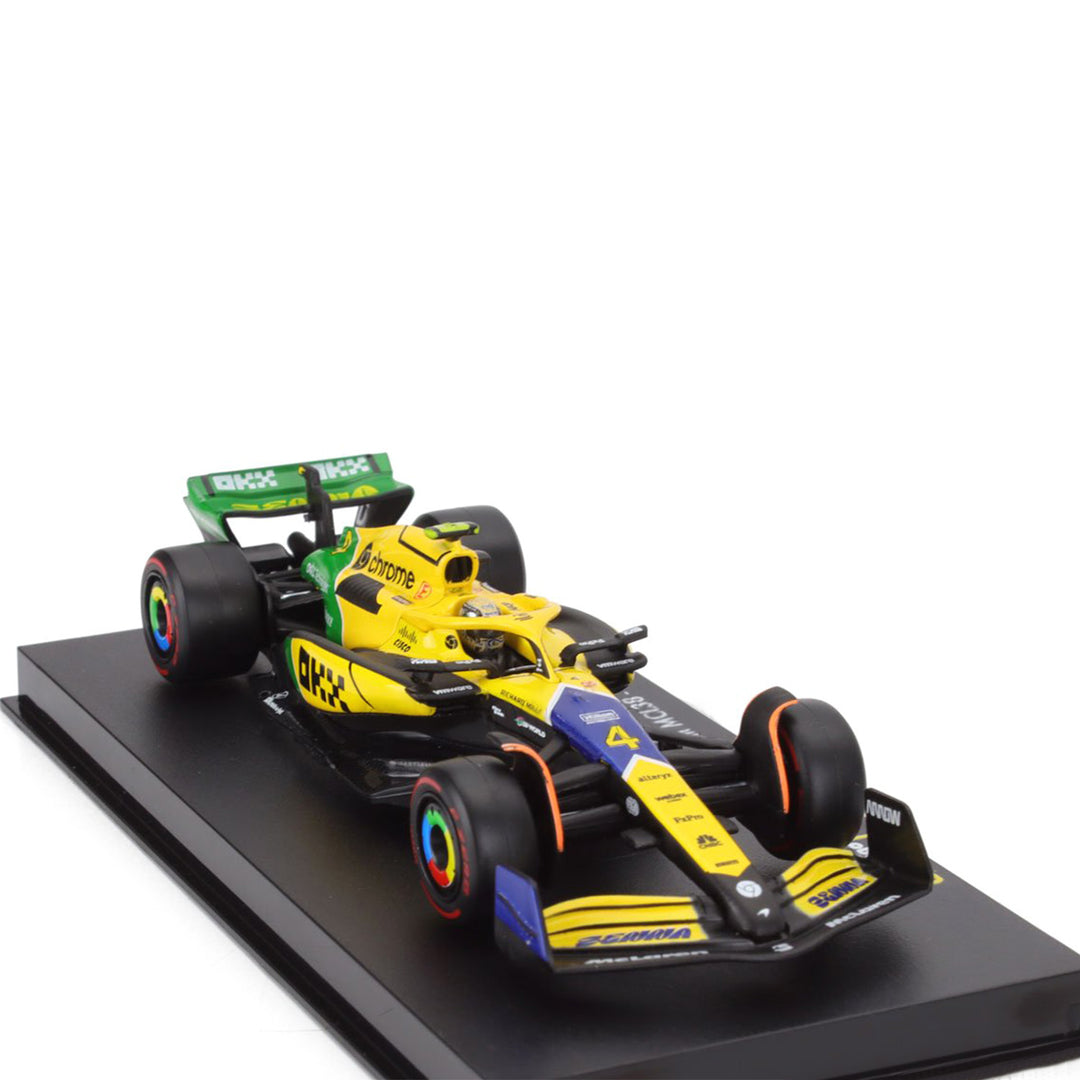 #4 Norris MCL38 Monaco GP Senna 30th Edition 1:43 Car Model - McLaren F1 - Fueler™ - 18-38215-N-SENNA - fueler.store - Car Model