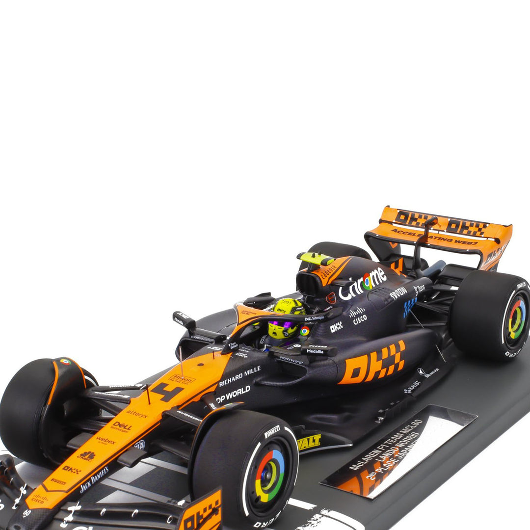McLaren F1 - #4 Norris MCL60 Japan GP 2nd Place 2023 1:18 Car Model - Car Model - Fueler™ 
