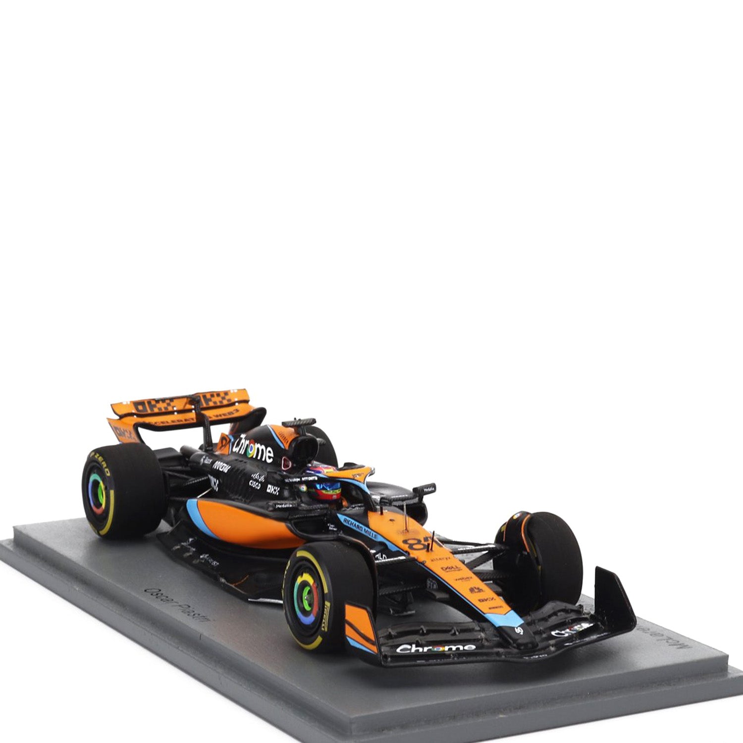 #81 Piastri MCL60 Qatar GP 2023 Winner with Pit Board 1:43 Spark Car Model - McLaren F1 - Fueler™ - S8927 - fueler.store - Car Model