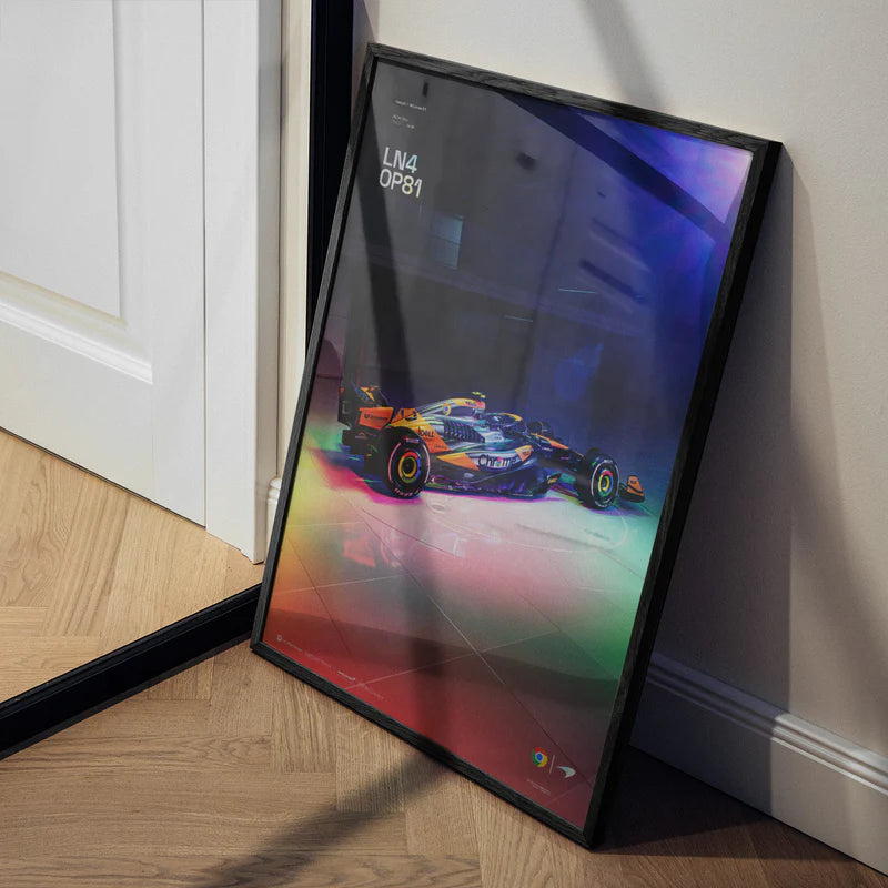 McLaren F1 - Chrome Livery | US Grand Prix 2024 | Collector’s Edition Poster | Large - Poster - Fueler™ 