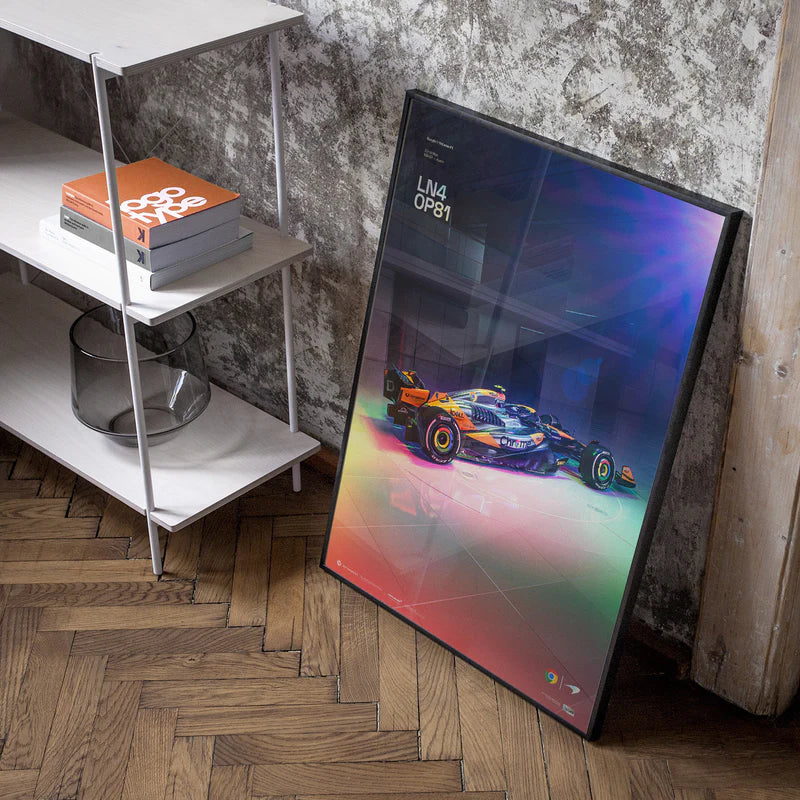 McLaren F1 - Chrome Livery | US Grand Prix 2024 | Collector’s Edition Poster | Large - Poster - Fueler™ 