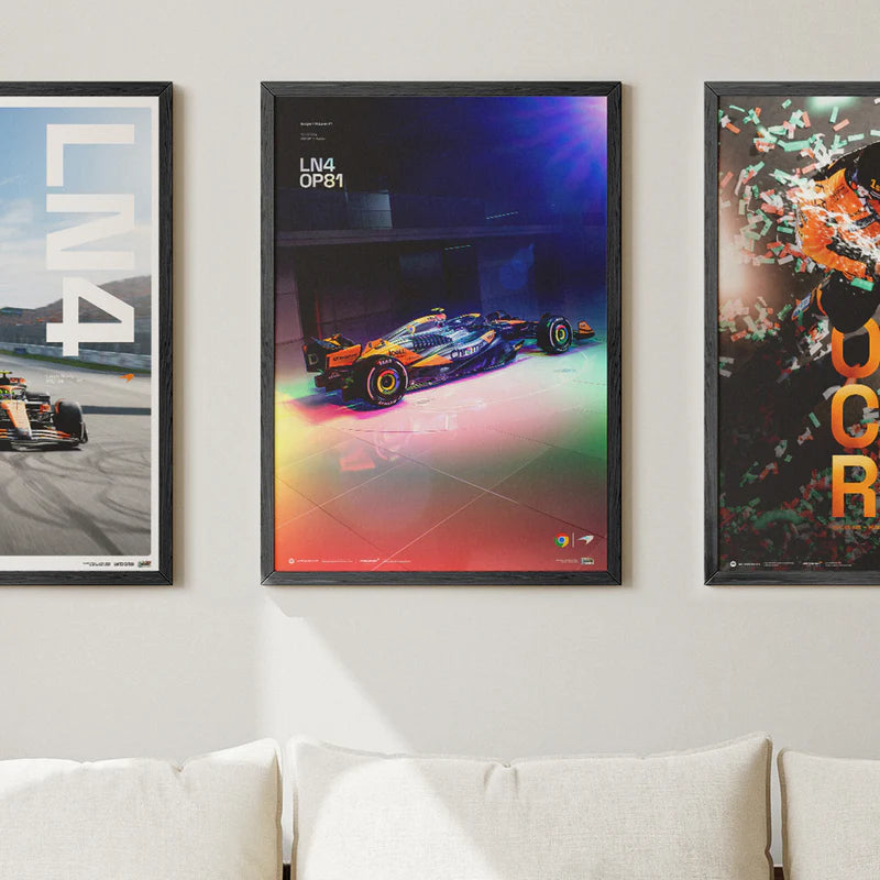 McLaren F1 - Chrome Livery | US Grand Prix 2024 | Collector’s Edition Poster | Large - Poster - Fueler™ 
