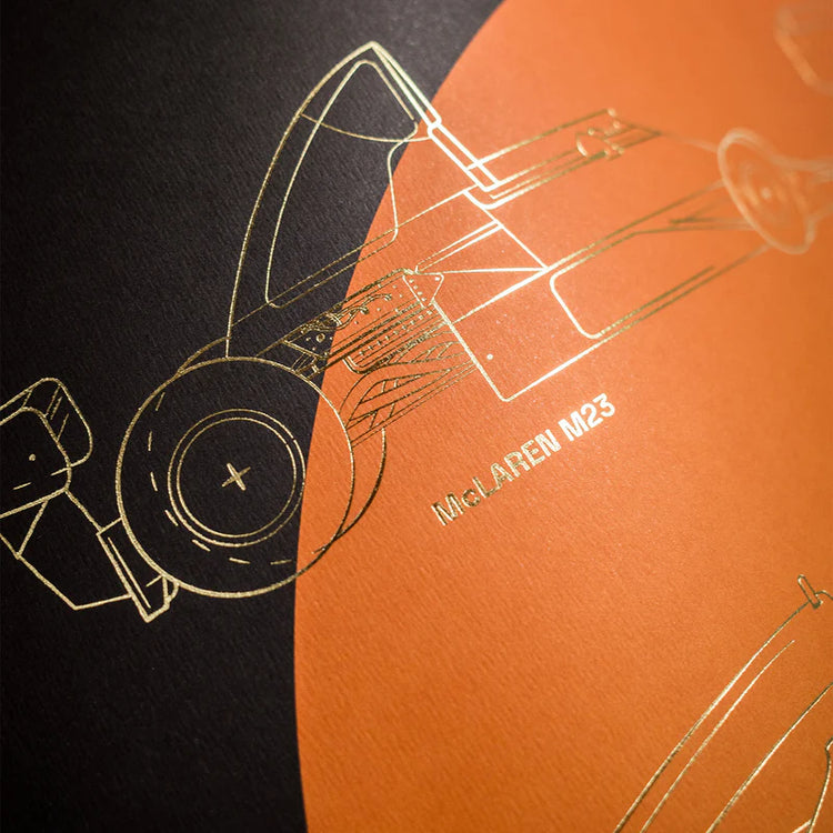 McLaren F1 - F1® World Constructors' Champions - 2024 - History | Collector's Edition Poster | Large - Poster - Fueler™ 