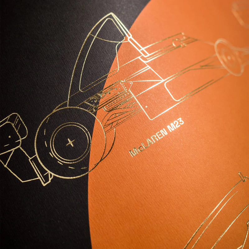 F1® World Constructors' Champions - 2024 - History | Collector's Edition Poster | Large - McLaren F1 - Fueler™ - PROD01005065 - fueler.store - Poster