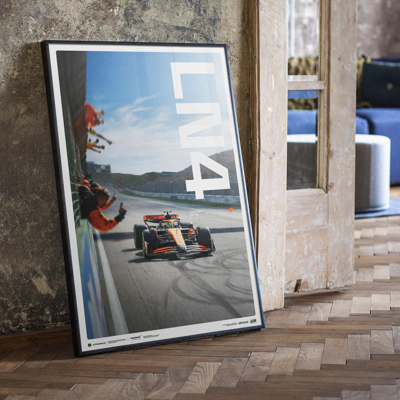 Lando Norris - Zandvoort 2024 Victory | Limited Edition Poster of 500 | Large - McLaren F1 - Fueler™ - PROD01005009 - fueler.store - Poster