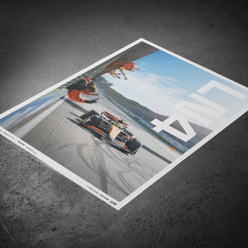 Lando Norris - Zandvoort 2024 Victory | Limited Edition Poster of