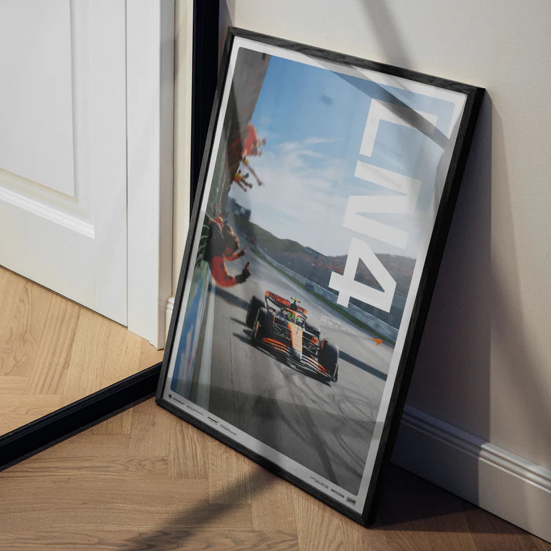 Lando Norris - Zandvoort 2024 Victory | Limited Edition Poster of 500 | Large - McLaren F1 - Fueler™ - PROD01005009 - fueler.store - Poster