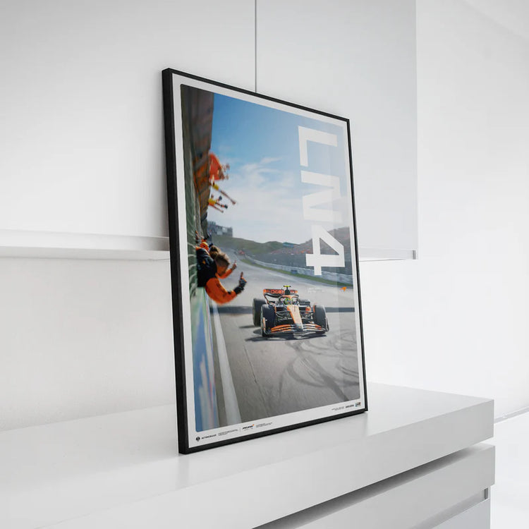 Lando Norris - Zandvoort 2024 Victory | Limited Edition Poster of 500 | Large - McLaren F1 - Fueler™ - PROD01005009 - fueler.store - Poster