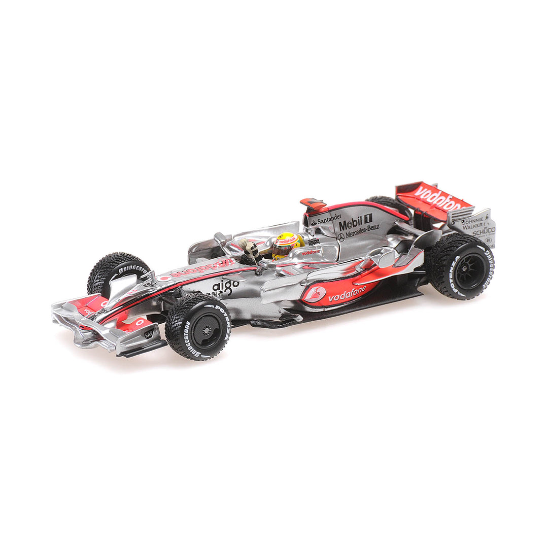 Lewis Hamilton World Champion 2008 Brazil GP 1:43 Minichamps Model Car - McLaren F1 - Fueler™ - 530084332 - fueler.store - Collectibles