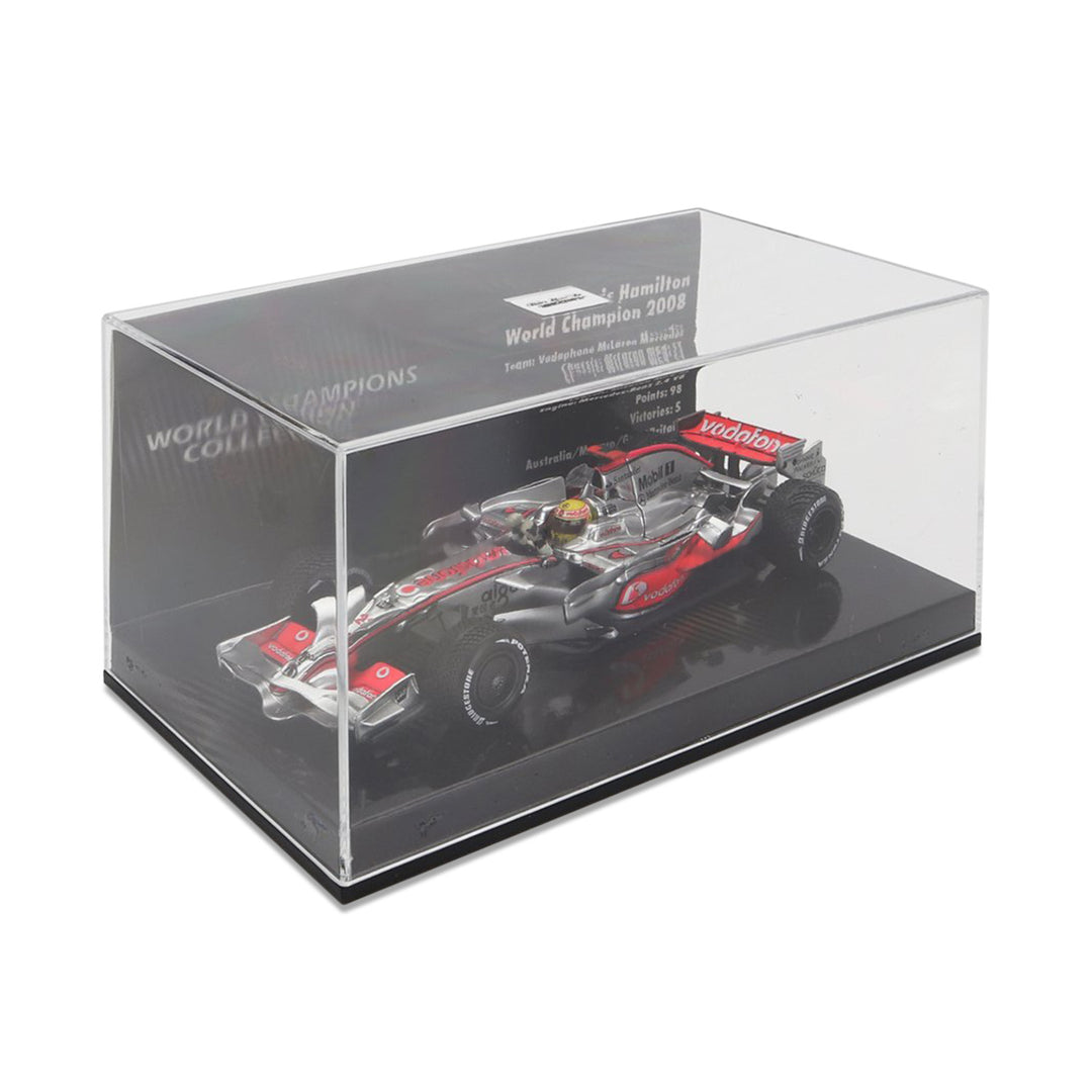 Lewis Hamilton World Champion 2008 Brazil GP 1:43 Minichamps Model Car - McLaren F1 - Fueler™ - 530084332 - fueler.store - Collectibles