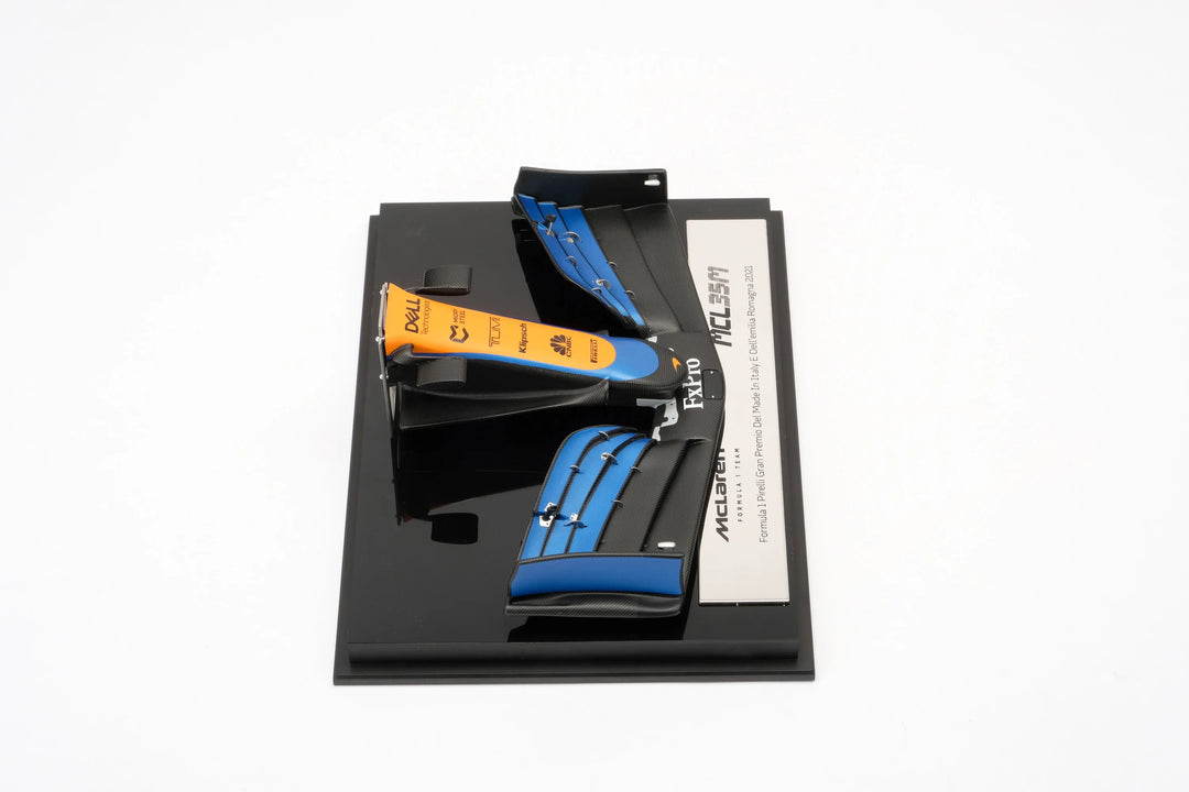 MCL35 Front Wing 2021 Imola Grand Prix Amalgam 1:12 Nosecone - McLaren F1 - Fueler™ - M6183 - fueler.store - Car Model