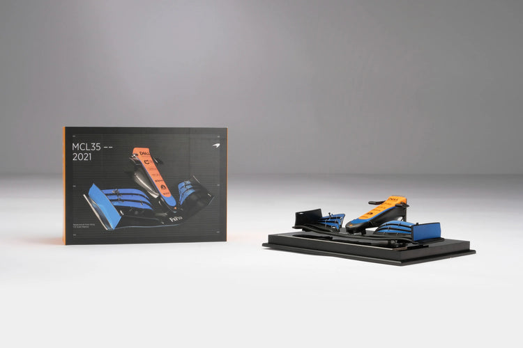 MCL35 Front Wing 2021 Imola Grand Prix Amalgam 1:12 Nosecone - McLaren F1 - Fueler™ - M6183 - fueler.store - Car Model