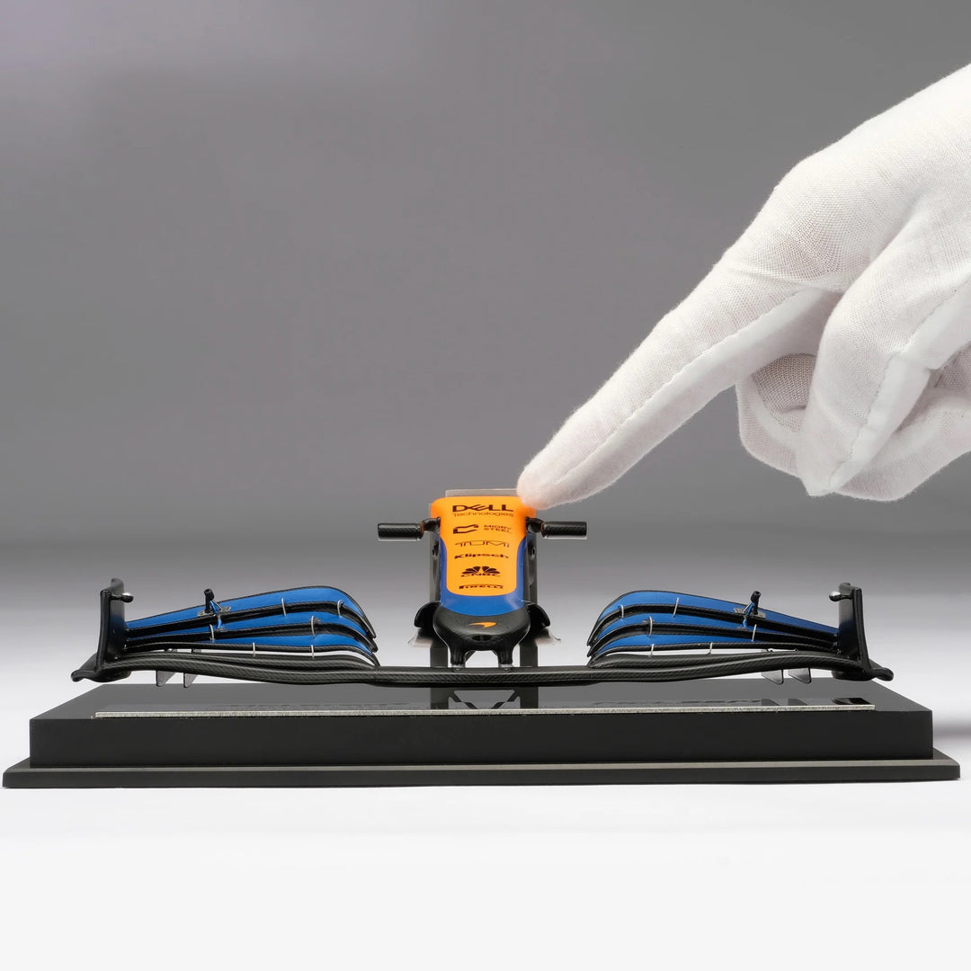 MCL35 Front Wing 2021 Imola Grand Prix Amalgam 1:12 Nosecone - McLaren F1 - Fueler™ - M6183 - fueler.store - Car Model