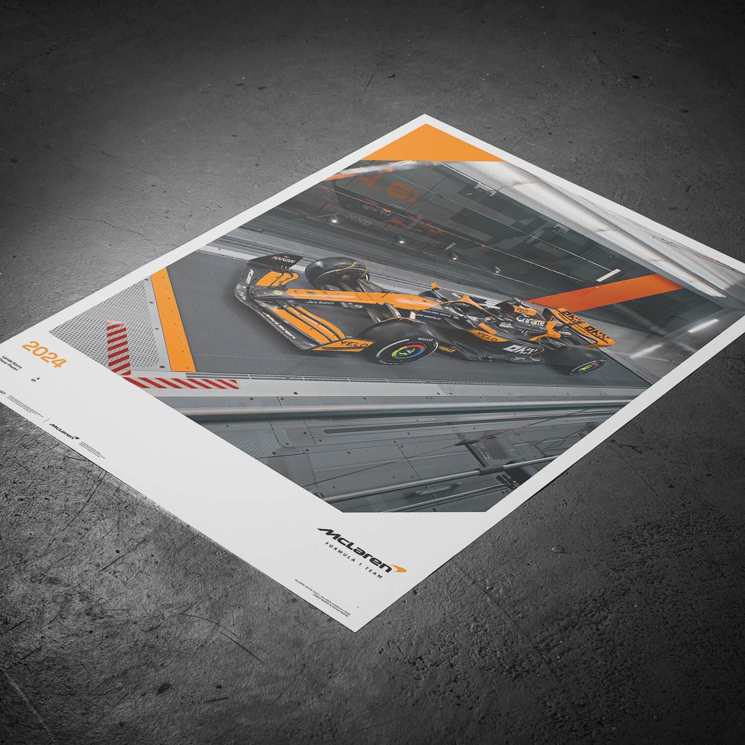 MCL38 - Whatever It Takes - 2024 | 
Large - McLaren F1 - Fueler™ - PROD01004867 - fueler.store - Poster