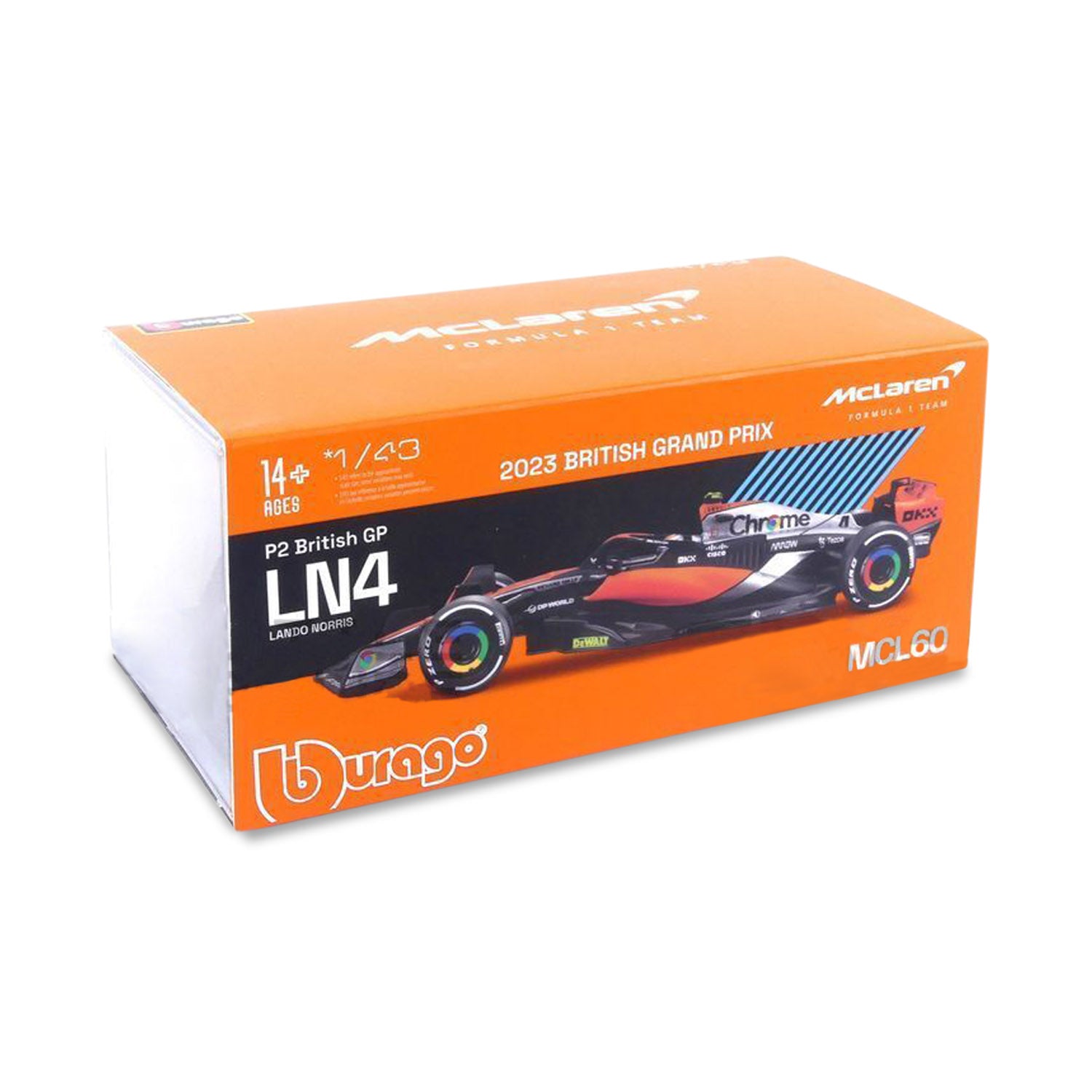 MCL60 #4 Norris Signature 1:43 Car Model - McLaren F1 - Fueler store
