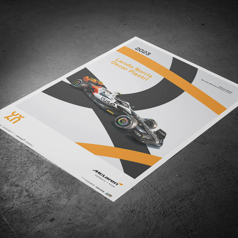 McLaren F1 - MCL60 | 2023 60th Anniversary | Large - Poster - Fueler™ 