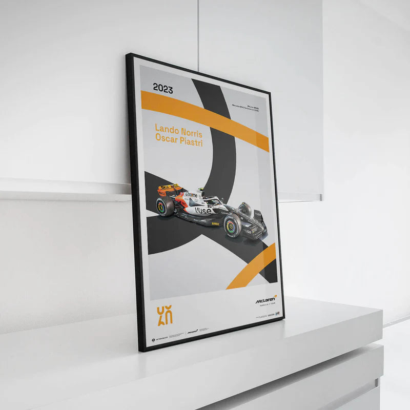 MCL60 | 2023 60th Anniversary | Large - McLaren F1 - Fueler™ - PROD01004555 - fueler.store - Poster