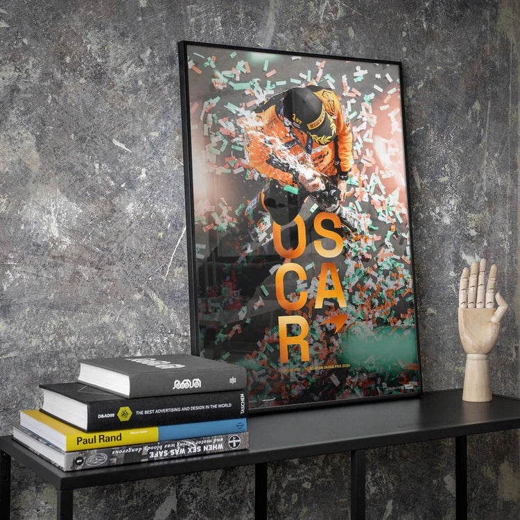 McLaren F1 - Oscar Piastri | 2024 Maiden Grand Prix Win Hungary | Collector’s Edition Poster | Large - Poster - Fueler™ 