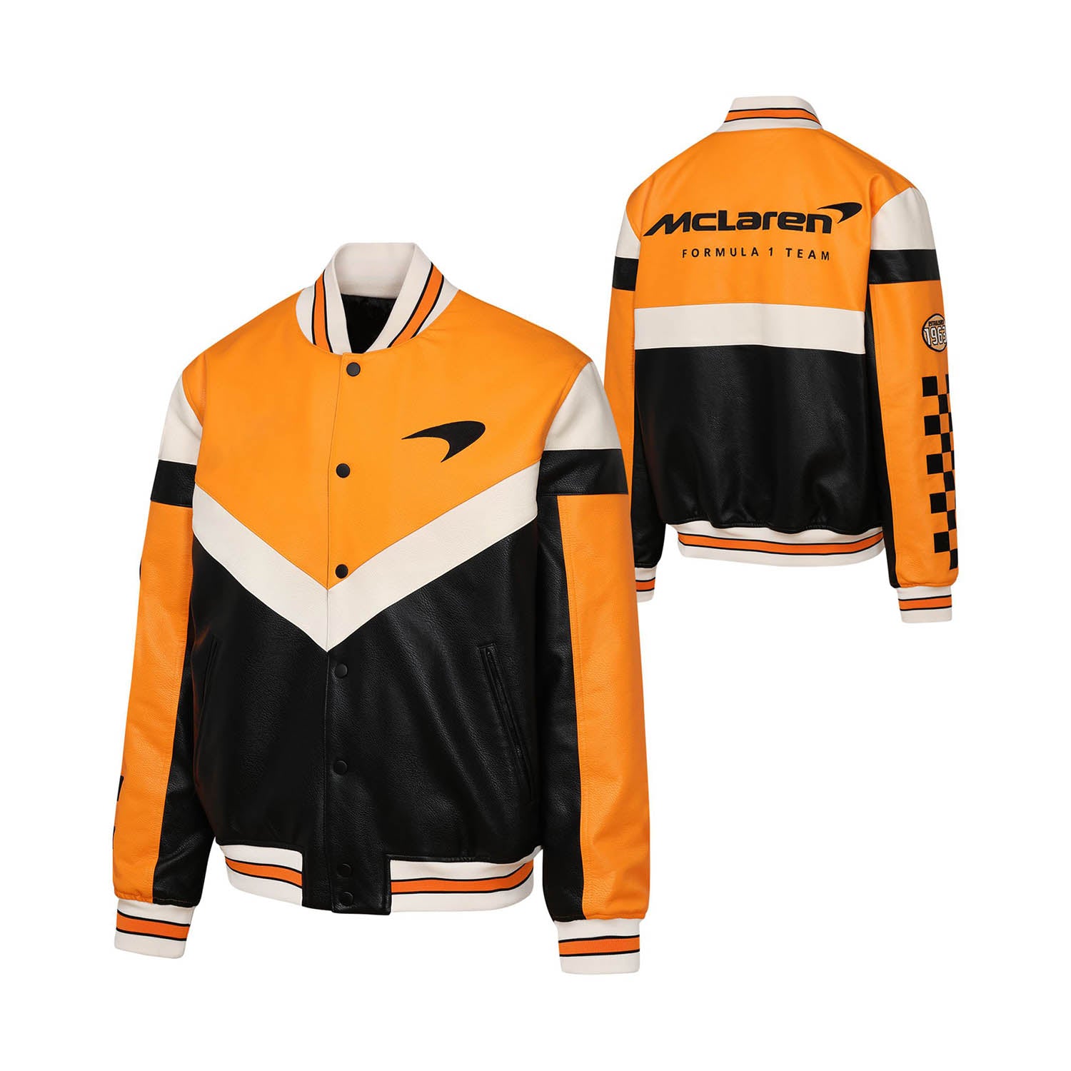 McLaren F1 - Turbo Charged Leather Jacket - Jacket - Fueler™ 