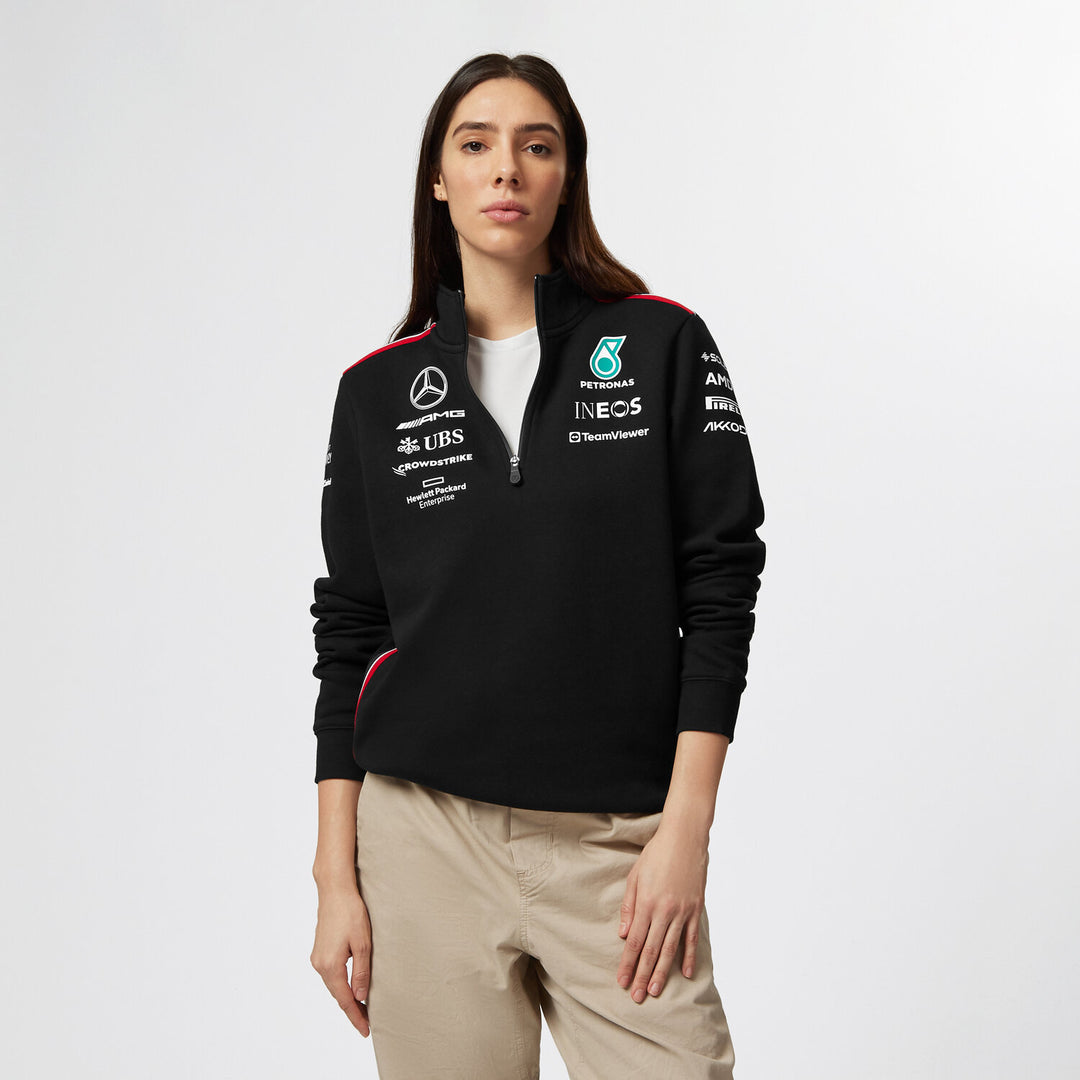 2023 Team 1/4 Zip Sweatshirt - Mercedes-AMG Petronas - Fueler store