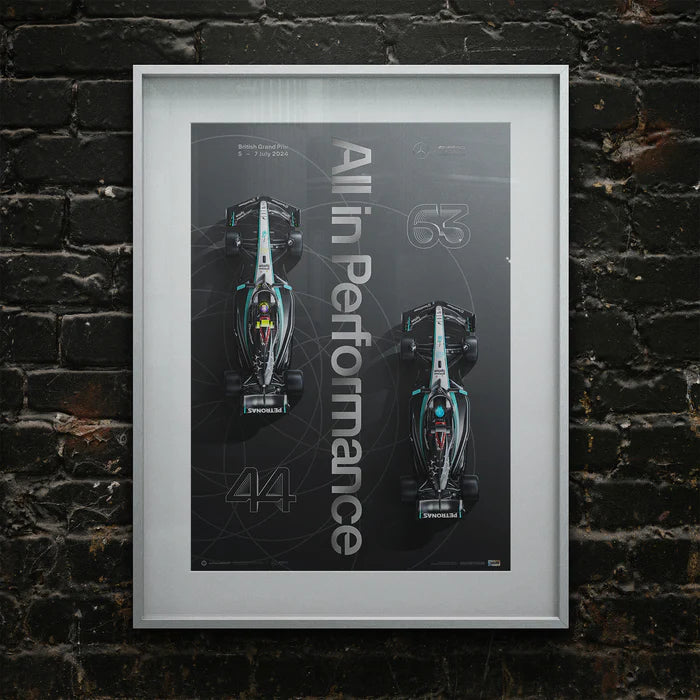 2024 British Grand Prix | Collector’s Edition | Large - Mercedes-AMG Petronas - Fueler™ - PROD01004981 - fueler.store - Poster