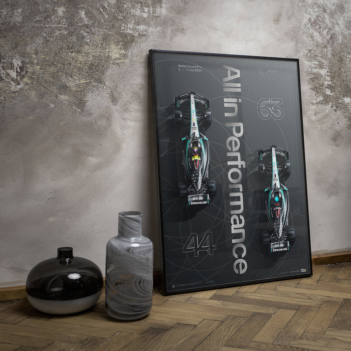 2024 British Grand Prix | Collector’s Edition | Large - Mercedes-AMG Petronas - Fueler™ - PROD01004981 - fueler.store - Poster