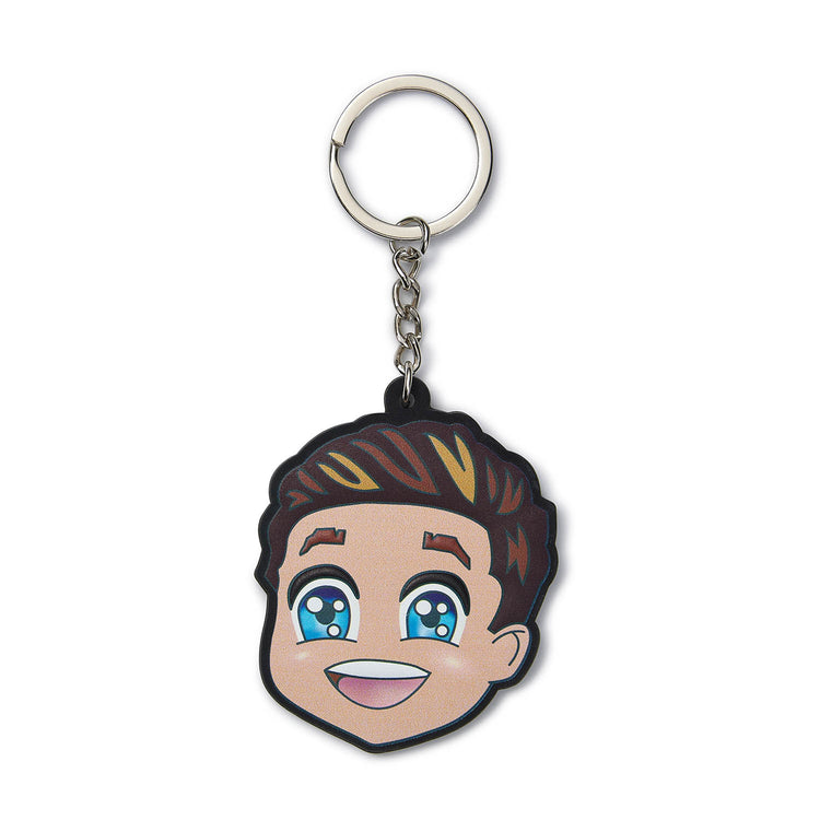 2024 George Russel Caricature Keyring - Mercedes-AMG Petronas - Fueler™ 