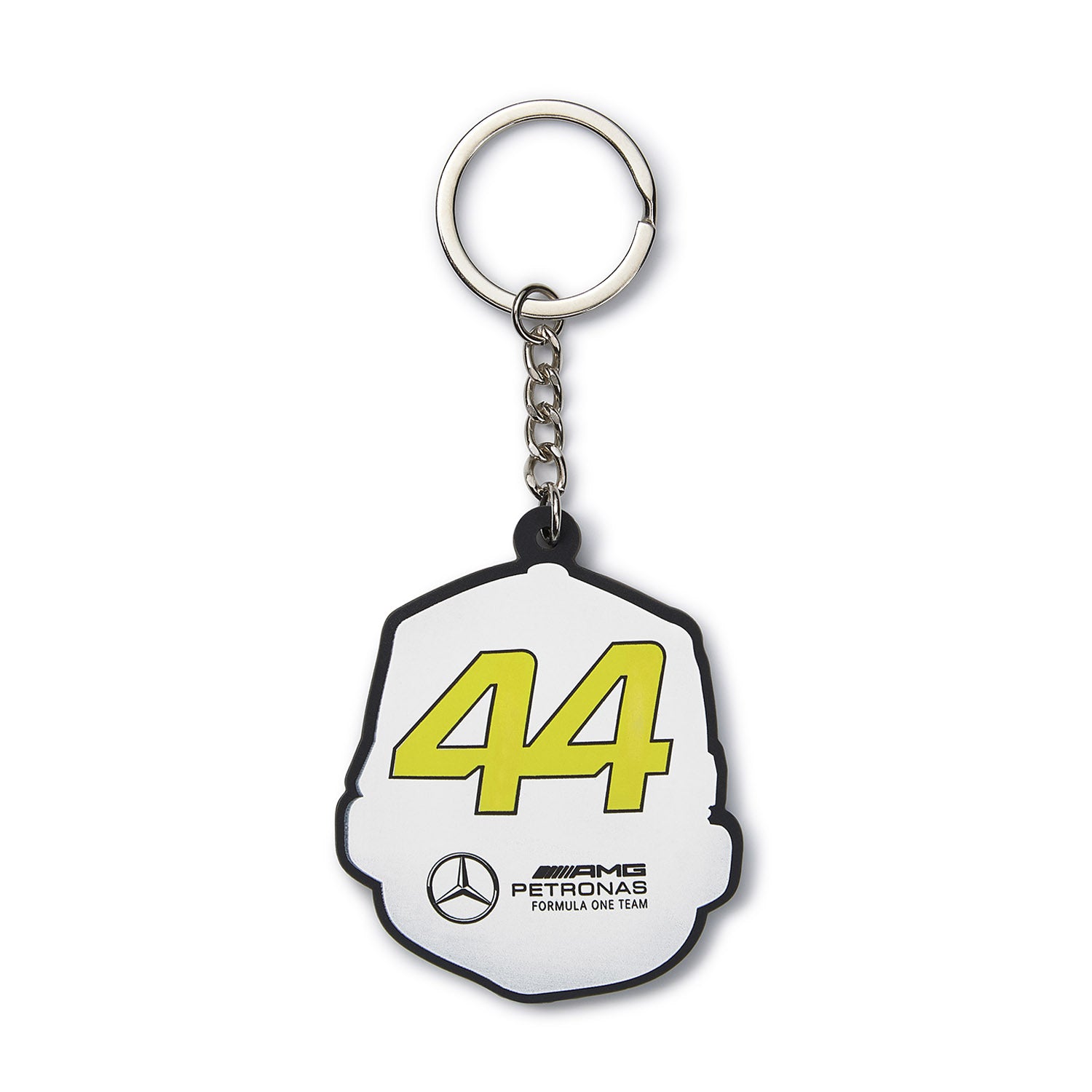 2024 Lewis Hamilton Caricature Keyring - Mercedes-AMG Petronas - Fueler™ 