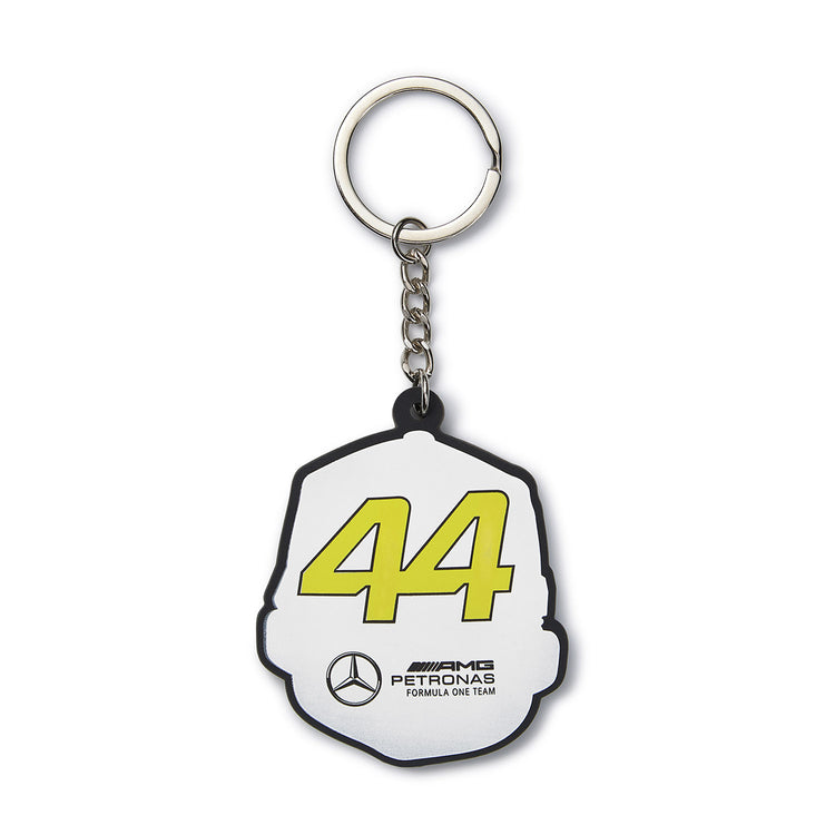 2024 Lewis Hamilton Caricature Keyring - Mercedes-AMG Petronas - Fueler™ 