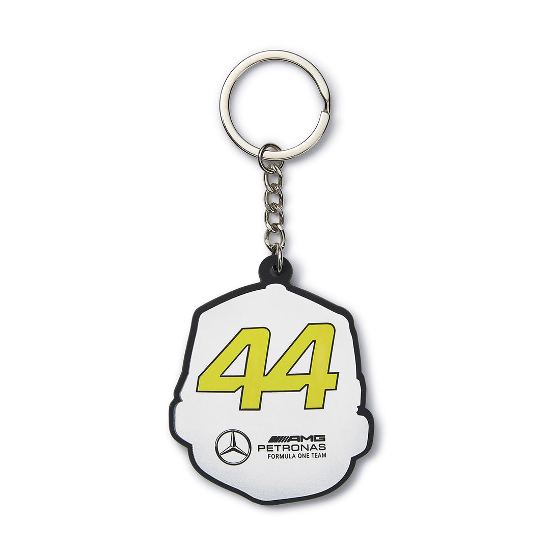 2024 Lewis Hamilton Caricature Keyring - Mercedes-AMG Petronas - Fueler™ - 701227593001000 - fueler.store - Accessories & Gifts